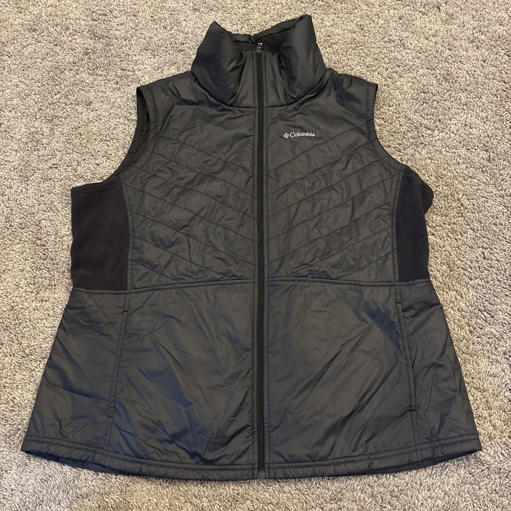 Columbia Mix It Around II Women 1X Black Omni-Shield Quilted Puffer Vest